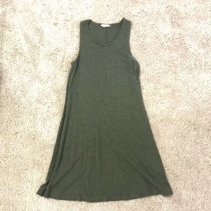 Madewell green cotton dress